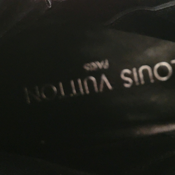 GORGEOUS!! LOUIS VUITTON Noir Veau Glace Tall Boots SZ 40 (US SZ 10) - Picture 6 of 14